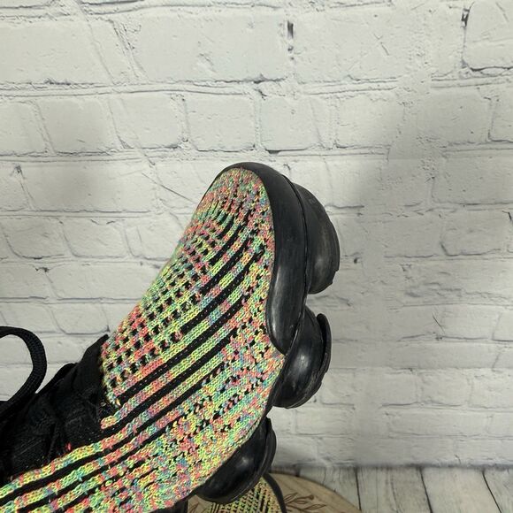 Nike Air VaporMax Flyknit 3 Men Size 8.5 Multicolor Neon Running Shoes main image 8